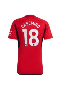 Fotbalové Dres Manchester United Casemiro #18 Domácí Oblečení 2023-24 Krátký Rukáv